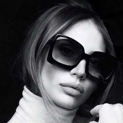 Oversized Square Sunglasses Woman Fashion Brand Designer Sun Glasses Female Big Frame Retro Mirror Vintage Luxury Oculos De Sol