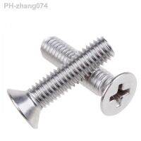 10/20/50Pcs M1.4 M16 M1.7 M2 M2.5 M3 M4 M5 DIN965 304 Stainless Steel Flat Head Countersunk Phillips Machine Screws GB819