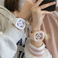 Net red high-value square hollow watch girl girlfriends a pair of electronic watches high-value junior high school trendy mens fashion