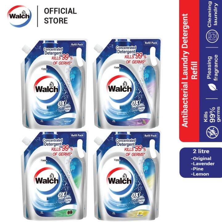Walch Antibacterial Liquid Laundry Detergent Refill (2000ml) Lazada PH