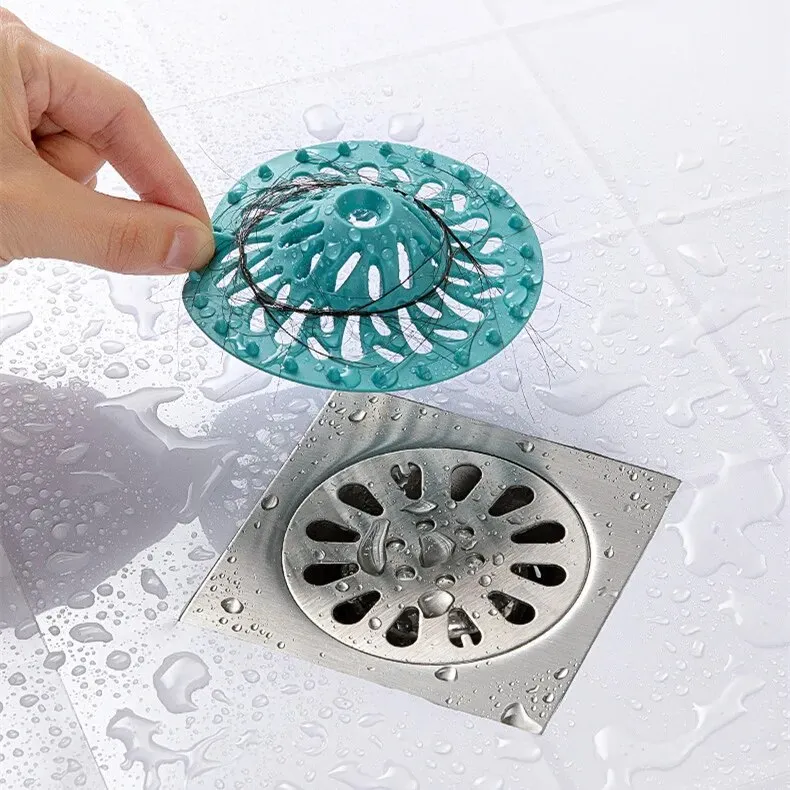 30/60 Pieces Drain Hair Catcher, Disposable Hair Catcher Shower Drain Hair  Catcher Mesh Stickers Drain Cover Square Hair Drain Cover Bathtub Stopper  with 5 mm Holes for Bathroom Kitchen Sink Mesh Filter (