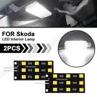 bklnlk✺◆๑  2PCS Footwell Lamps Indoor Lights SKODA Kodiaq Karoq Arteon SEAT 12V Error Interior Lamp