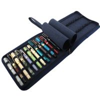 10/24 Slots Storage JINHAO Fountain Pen Case Canvas Pen Holder Display Pouch Bag Storage Large Capacity Waterproof Office Style