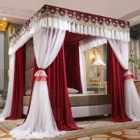 Deluxe Mosquito Net European Princess Double-layer Shading Anti-mosquito Bed Curtain Bedroom Mosquito Net Without Bracket