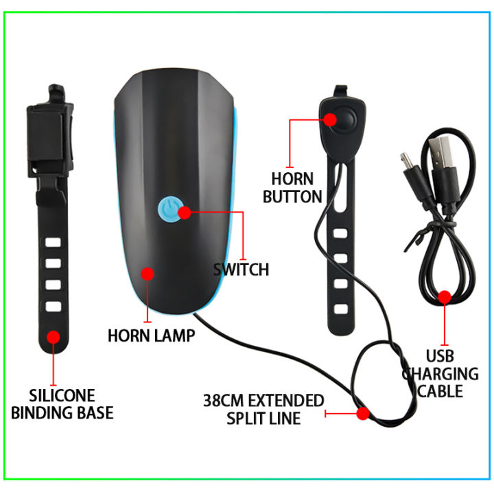 ไฟจักรยานชุดไฟหน้าและไฟท้าย-usb-แบบชาร์จได้จักรยานไฟจักรยานความสว่างสูงด้านหน้าจักรยานกันน้ำปลอดภัย