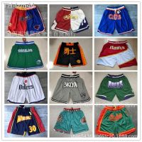 กางเกงบาสเก็ตบอลกระเป๋าปักหนาแน่น Eagle Knight Wizards Mavericks All-Star Celtic Warriors Stitching Supersonics