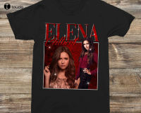 Elena Gilbert The Vampire Diaries Nina Dobrev 90S Vintage T-Shirt Tshirts Shirts For Men Cotton Tee Shirts S-5Xl