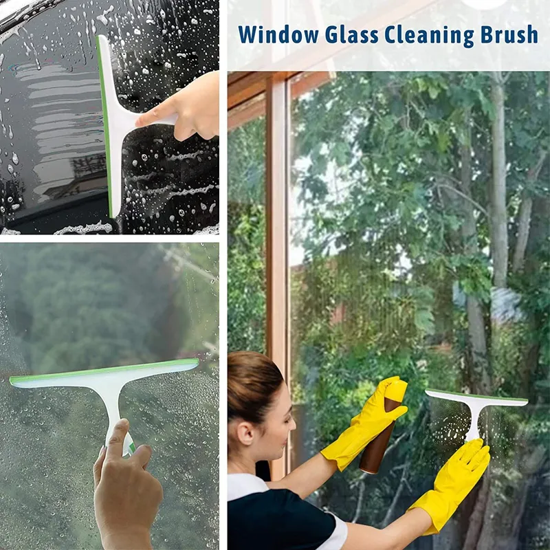 8pcs/Set Groove Window Cleaning Brush Set, Kitchen Bathroom