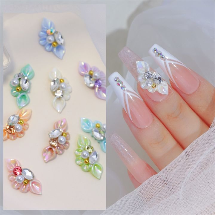 5pcs-cute-magic-color-transparency-nail-art-charms-3d-resin-acrylic-flowers-for-nails-decorations-with-peral-rhinestones-manicur