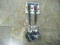ช้อนส้อม สำหรับตักสลัด ญี่ปุ่นแท้ STAINLESS STEEL เกรดคุณภาพสูง SL 18-10 ไม่เป็นสนิม