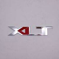 Logo ท้าย โลโก้ติดท้าย XLT สีโครเมียม งานพลาสติกชุป 1ชิ้น สำหรับ ฟอร์ด