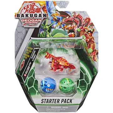 Bakugan Unbox and Brawl 6-Pack, Exclusive 4 Bakugan and 2 Geogan,  Collectible Action Figures, Toys for Kids Boys Ages 6 and Up (  Exclusive)