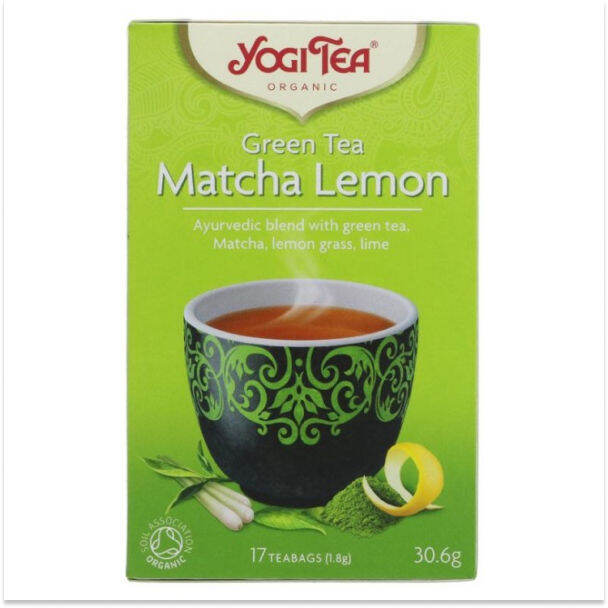 Yogi Tea Green tea Matcha Lemon Lazada.co.th