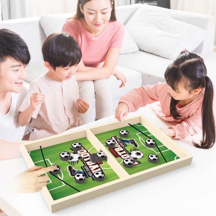 Indoor Table Game for Kids Desktop Chess Toy Fast Sling Puck Game