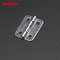 【CW】 NAIERDI 10pcs 25mm x 20mm Door Hinges Cabinet Drawer Hinge With Screws Hardware