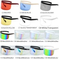 Sunscreen Anti-peeping Sunglasses Oversized Shape Shield Style Men Women Windproof One Large Sun Glasses