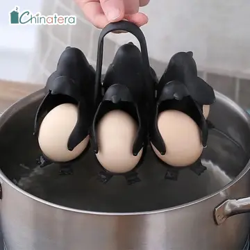 Egg Racks Cute Penguin Shaped Egg Boilers in 2023