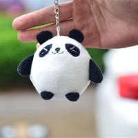 ☬▲♀ Cute Cartoon Panda Plush Toy Small Mini Doll Pendant Doll Keychain Bag Pendant