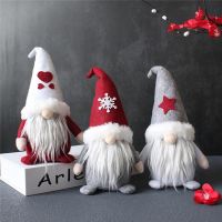 Christmas Faceless Gnome Santa Doll Xmas Tree Hanging Ornament Decoration For Home Pendant Gifts Ornaments Party Supplies