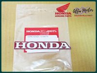 HONDA LETTER 110MM FAIRING EMBLEM DECAL "WHITE" &amp; "RED" #สติ๊กเกอร์ตัวอักษร HONDA แท้ 110มม. สีขาวพื้นแดง