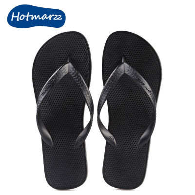 Hotmarzz Flip Flops ผู้ชายรองเท้าแตะชายหาดฤดูร้อนสบายสระว่ายน้ำรองเท้าแตะเดินทาง HM0801ATH