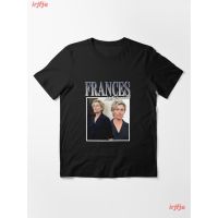 2023 Frances McDormand Classic Essential T-Shirt เสื้อยืด ดพิมพ์ลาย เสื้อยืดผ้าฝ้าย คอกลม cotton ความนิยม sale Unisex  3ZG4