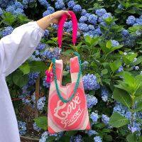 【Hot Sale】 Ins knitted bag womens 2023 summer and autumn new cute shoulder