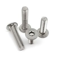 M2 M2.5 M3 M4 M5 M6 M8 M10 M12 A2 304 Stainless Steel Hex Hexagon Socket Ultra Thin Flat Wafer Allen Head Screw Bolt L=3-100mm Nails Screws Fasteners