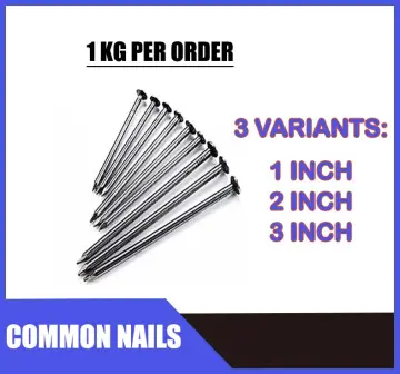 Hyper Tough 6D 2-Inch Common Nails, Bright Finish, 1 lb Box - Walmart.com