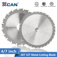 XCAN ใบมีดตัดโลหะ4 "7" 20T 32T ใบเลื่อยวงเดือนสำหรับเหล็กอลูมิเนียมแผ่นตัดโลหะใบเลื่อยคาร์ไบด์