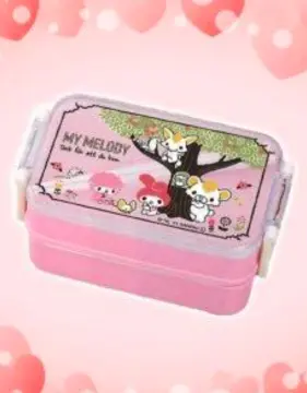 Skater My Melody & Kuromi Stackable Bento Set