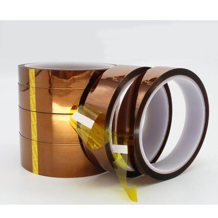 1pc-width-5-6-8-10mm-length-30m-heat-resistant-high-temperature-polyimide-adhesive-tape-insulation-adhesives-tape