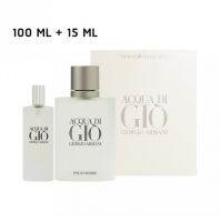 SET 2 ชิ้น Giorgio Armani Acqua di Gio EDT Gift Set. 100+15  ml ของแท้