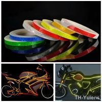 【hot】✷♝  1cmx800cm Vinyl Motorcycle Rim Tape Reflective Stickers Decals Car Warning Motorbike Styling Accessories