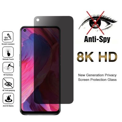 Privacy Screen Protector For OPPO A74 A54 A94 A12 A5 A9 A15S A16K A31 A33 A52 A72 A92 A73 A74 A76 A96 Anti-Spy Tempered Glass