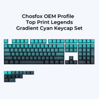 สีเทาสีฟ้าสีฟ้าสีชมพู Gradient Keycaps พิมพ์ Backlit โปรไฟล์ OEM สำหรับ61 68 84 87 104คีย์ Cherry Mx Switch แป้นพิมพ์เครื่องกล