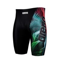 2023 Mens Swim Jammer Swimming Trunks Professional Swim Surf Trunks Summer Beach Lycra Quick Dry UV Protection Gym Tights Shorts Swimwear