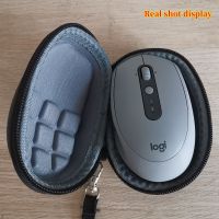 Hard EVA Storage Bags for Logitech M590 M558 Wireless Bluetooth Mute Mouse Portable Box for Lenovo WLM210 Travel Carrying Case