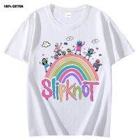 Hot sale The Slipknot BAND graphic Mens 100% Cotton Round Neck Short Sleeve T-Shirt  Adult clothes