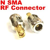 10 Pcs RF Connector  Nickelplated  N Female Jack to RP-SMA Male Plug RF Coax Adapter Convertor Electrical Connectors