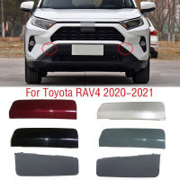 ฝาฝาปิดรถพ่วงที่ครอบตะขอลากกันชนหน้ารถสำหรับ Toyota RAV4 RAV 4 2020 2021