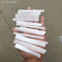 10pcs Natural Selenite Crystal Stick Chips Gypsum white Quartz Rough Minerals Specimen Point Healing Stone