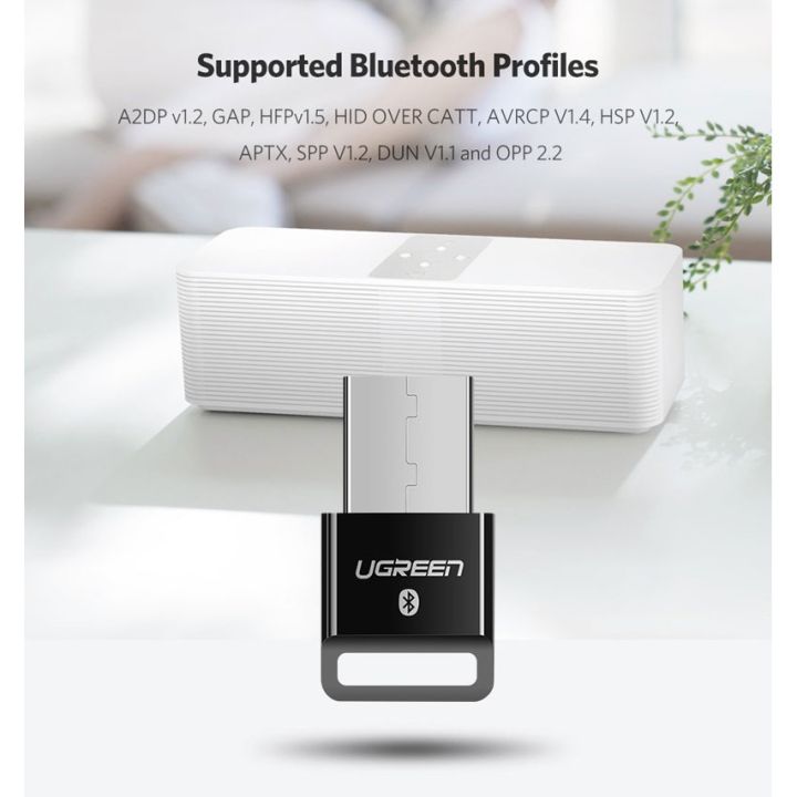 ugreen-bluetooth-adapter-v4-0-dongle-receiver-30524-สินค้ารับประกัน-2ปีพร้อมกล่อง