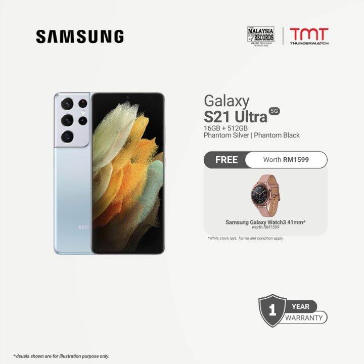 Samsung Galaxy S21 Ultra 5G (16GB+512GB) Price In Malaysia