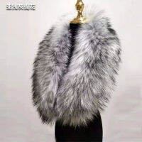 สไตล์ใหม่ faux FUR COLLAR 100 คุณภาพสูงผ้าพันคอขนสัตว์ Super Luxury แฟชั่นผู้หญิงผู้ชายเสื้อแจ็คเก็ต Hood shawl wraps ZH04