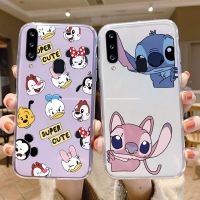 for Samsung Galaxy A20S A20E A20 A 20 S E 20S Phone Case Mickey Minnie Mouse Daisy Donald Duck Stitch Clear Transparent Cover Phone Cases