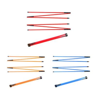 Golf Alignment Sticks Portable Golf Training Equipment 2 Pack Collapsible Golf Practice Rods for Aiming Putting Full Swing Trainer Posture Corrector superior