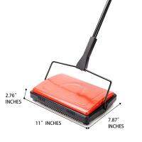 Eyliden Carpet Floor Sweeper Cleaner with Brush for Home Office Carpets Rugs Undercoat Carpets Dust Scraps Paper Cleaning