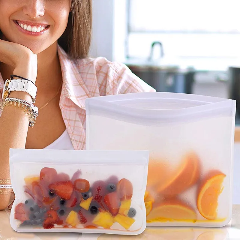 Reusable freezer outlet storage bags