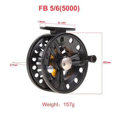 Fly Fishing Reel 34 56 WT Interchangeable Large Arbor Alloy Aluminum For Fly Fishing Reel Wheel Accessories